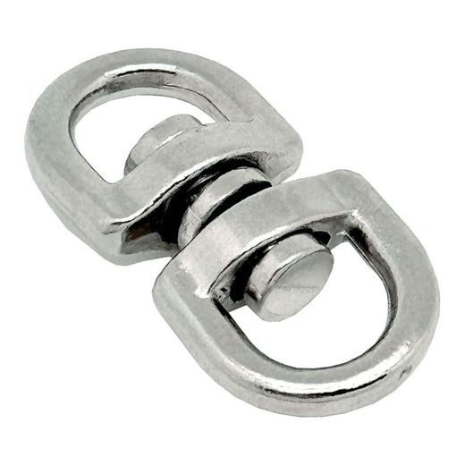 Anilla Giratoria Ap12, Acero Níquelado, 10 Mm, 3/8". 2 Unidades