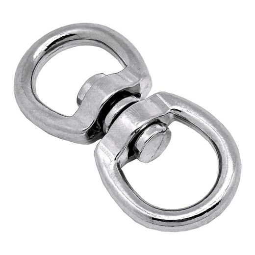 Anilla Giratoria Ap12, Acero Níquelado, 16 Mm, 5/8". 2 Unidades