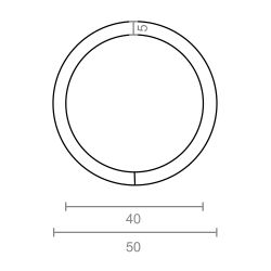 Anilla Soldada Ap14, 5 X 40 Mm, Zincada, Blister 4 Uds