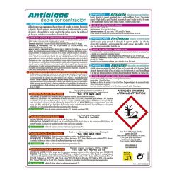 Antialgas Doble Concentración, Garrafa 5 L