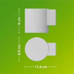 Aplique De Exterior Led Fylx 5 W, Blanco