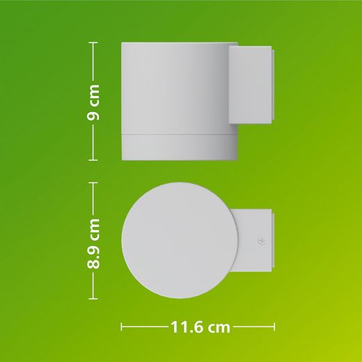 Aplique De Exterior Led Fylx 5 W, Blanco