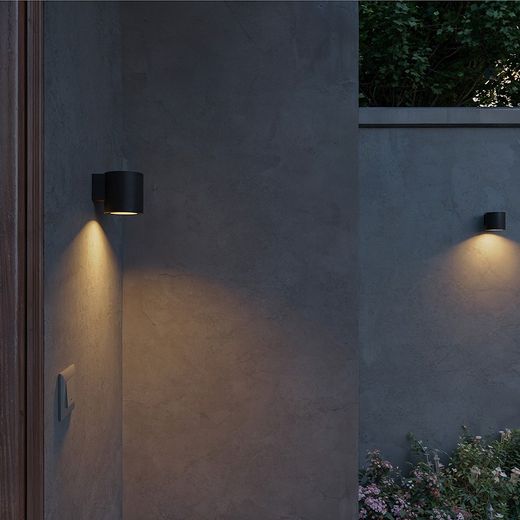 Aplique De Exterior Led Fylx 5 W, Negro