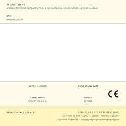 Aplique Exterior Buzzard E27 60 W Sin Bombilla, Color Negro, Luz Hacia Abajo