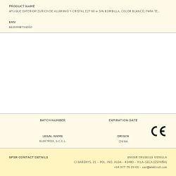 Aplique Exterior Zurich De Aluminio Y Cristal E27 60 W Sin Bombilla, Color Blanco, Para Techo