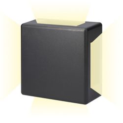 Aplique Led Cuadrado 4 Proyecciones 6 W 516 Lm 3000 K Luz Calida Ip54 11.5 X 11.5 X 5 Cm