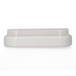 Aplique Led Oval 18 W 1950 Lm 4000 K Luz Dia Ip54 23 X 10,5 X 5,7 Cm