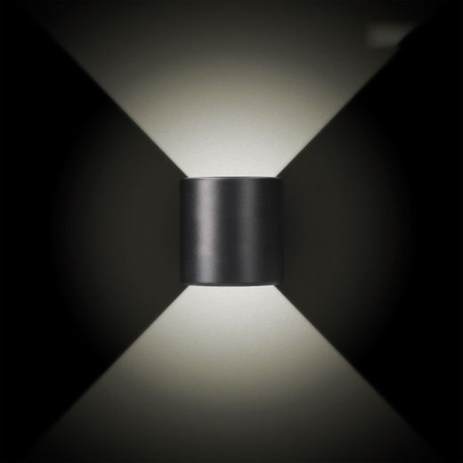 Aplique Led Ovalado 3 W 60 Lm 4000 K Luz Dia Ip54 12 X 12 X 6 Cm