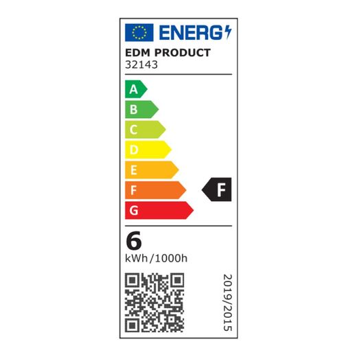 Aplique Led Ovalado Con Rayas 6 W 516 Lm 4000 K Luz Dia Ip54 12 X 12 X 6 Cm