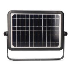 Aplique Solar 10W 1150Lm Recargable. Sensor Presencia (2-8M) Color Negro 27,5X19,6Cm Edm