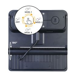 Aplique Solar 12W 1.600Lm 6.500K. Edm