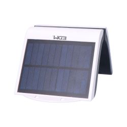 Aplique Solar 2W 220Lm 6.500K Con Sensor Color Blanco Edm