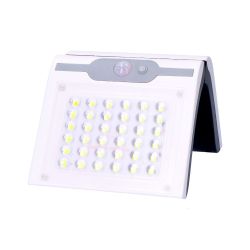 Aplique Solar 2W 220Lm 6.500K Con Sensor Color Blanco Edm