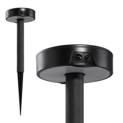 Aplique Solar - Estaca 4W 500 Lm Edm