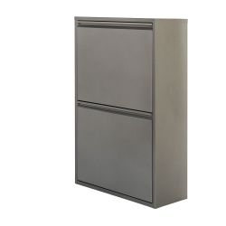 Armario Metalico Reciclaje 4 Cajones Gris 92 X 60 X 25 Cm