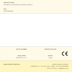 Aro Metalico Soporte De Lampara Dicroica