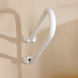 Asa De Seguridad Giratoria, Aluminio Blanco, 52,5 X 21 X 20 Cm