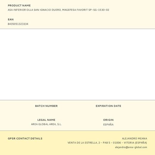 Asa Inferior Olla San Ignacio Duero, Magefesa Favorit Sp-Sg-1530-02