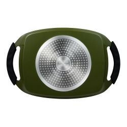 Asador Aluminio Forjado, Inducción, Experto 37 X 25 Cm