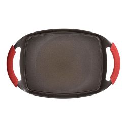 Asador Aluminio Fundido Inducción Denia Experto 36 X 23 Cm