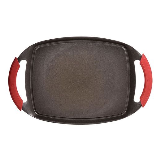 Asador Aluminio Fundido Inducción Denia Experto 36 X 23 Cm