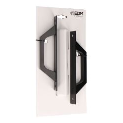 Asas Placa Recta 6804 Aluminio Negro