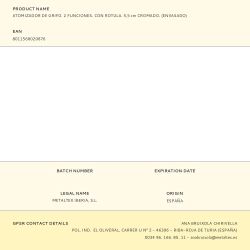 Atomizador De Grifo. 2 Funciones. Con Rotula. 5,5 Cm Cromado. (Envasado)