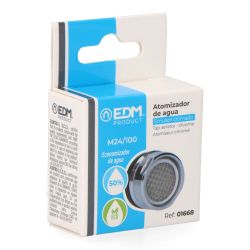 Atomizador - Economizador De Caudal De Agua. Para Grifo. Color Cromado. Macho 24/100