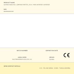 Atrapa Mosquitos Para Interior/Exterior Portátil, 5 W, 50 M², Ø8,8 X 12,9 Cm