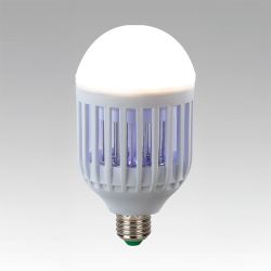 Atrapa Mosquitos Para Interior/Exterior Y Bombilla, 5W, 30 M²,  Ø7,8 X 15,5 Cm