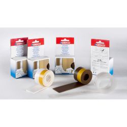 Bajo Puerta Adhesivo En Pvc Expandido 38 Mm X 100 Cm Marrón