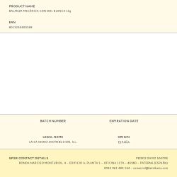 Balanza Mecánica Con Bol Blanca 1Kg