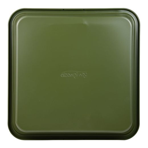 Bandeja Cuadrada De Acero Al Carbono, Para Horno, Experto, Verde Oliva, 26 X 26 X 3,5 Cm