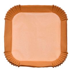 Bandeja De Papel Cuadrada Para Freidora De Aire Foodies Mp, 20 X 20 Cm, 50 Uds