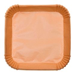 Bandeja De Papel Cuadrada Para Freidora De Aire Foodies Mp, 26 X 26 Cm, 50 Uds