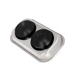 Bandeja Metálica Magnética, Rectangular,  238 X 137 X 40 Mm