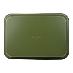 Bandeja Rectangular De Acero Al Carbono, Para Horno, Experto, Verde Oliva, 34 X 23,7 X 6 Cm