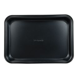 Bandeja Rectangular De Acero Al Carbono, Para Horno, Experto, Verde Oliva, 34 X 23,7 X 6 Cm