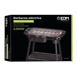 Barbacoa Electrica De Pie 2000 W 48 X 35 X 70 Cm