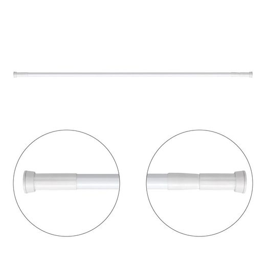 Barra De Cortina Blanca, 125 X 220 Cm