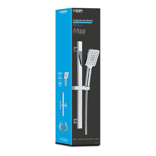 Barra De Ducha Con Flexo Y Mango Serie Altea