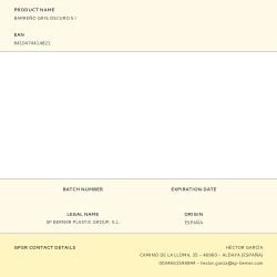 Barreño Gris Oscuro 5 L