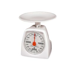 Báscula Analógica De Cocina, Máx. 4 Kg, Ø16,5 X 17 Cm