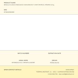 Bascula Clasica Analogica Con Gancho Y Cinta Metrica, Máximo 32 Kg