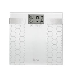 Bascula De Baño Digital Con Calculo De La Composición Corporal Color Blanco, Máximo 180 Kg