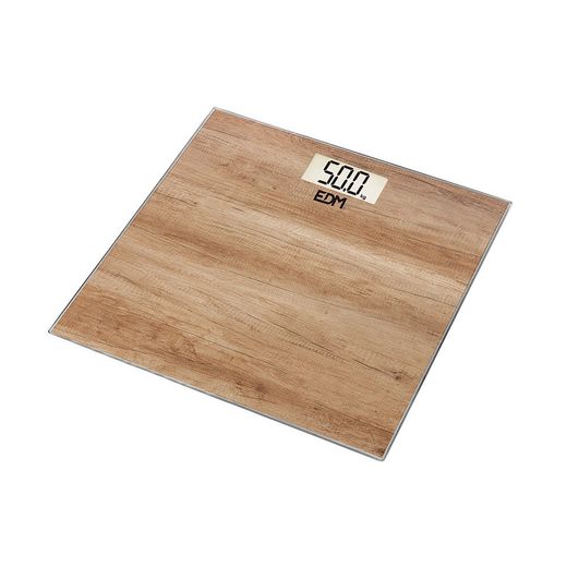 Bascula De Baño Digital Efecto Madera, Máximo 180 Kg
