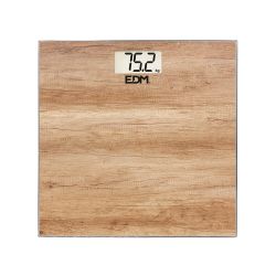 Bascula De Baño Digital Efecto Madera, Máximo 180 Kg