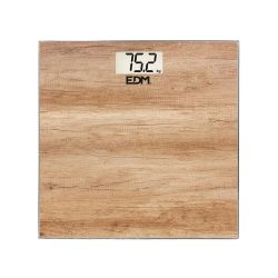 Bascula De Baño Digital Efecto Madera, Máximo 180 Kg