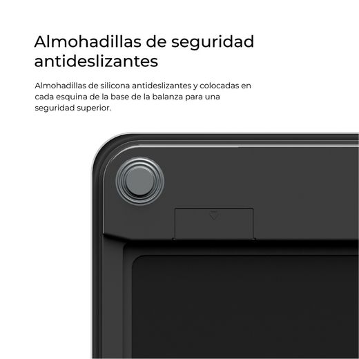 Báscula De Baño Digital Inteligente Con Bluetooth Color Negro, Máximo 180 Kg