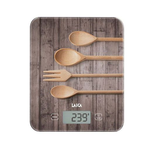 Báscula Electronica De Cocina, Máximo 10 Kg.  Diseño Cucharas